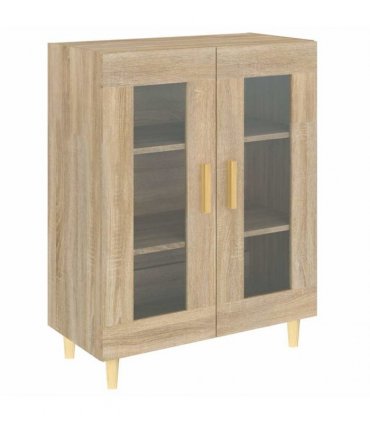 vidaXL Sideboard Sonoma Oak 69.5x34x90 cm Engineered Wood — V0672032247