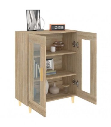 vidaXL Sideboard Sonoma Oak 69.5x34x90 cm Engineered Wood — V0672032247