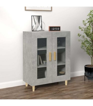 vidaXL Sideboard Concrete Grey 69.5x34x90 cm Engineered Wood — V0672032249