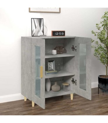 vidaXL Sideboard Concrete Grey 69.5x34x90 cm Engineered Wood — V0672032249