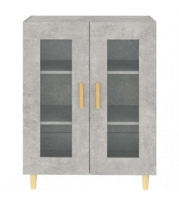 vidaXL Sideboard Concrete Grey 69.5x34x90 cm Engineered Wood — V0672032249