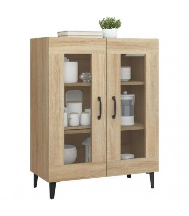 vidaXL Sideboard Sonoma Oak 69.5x34x90 cm Engineered Wood — V0672032252