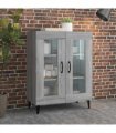 vidaXL Sideboard Grey Sonoma 69.5x34x90 cm Engineered Wood — V0672032258