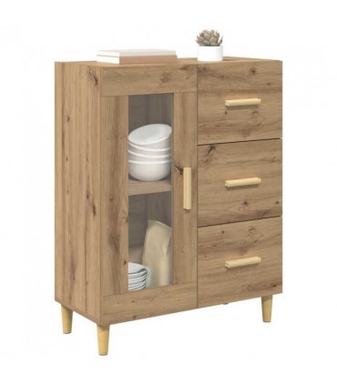 vidaXL Sideboard Artisan Oak 69.5 x 34 x 90 cm Engineered Wood — V0672032259