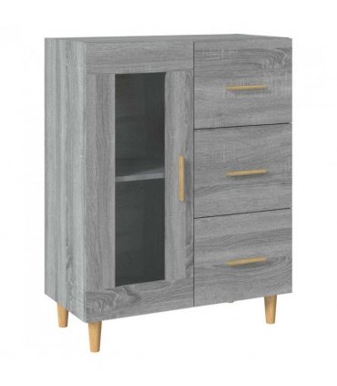 vidaXL Sideboard Grey Sonoma 69,5x34x90 cm Engineered Wood