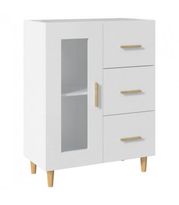 vidaXL Sideboard White 69,5x34x90 cm Engineered Wood