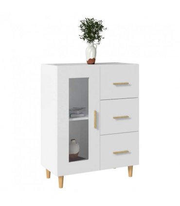 vidaXL Sideboard White 69,5x34x90 cm Engineered Wood