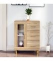 vidaXL Sideboard Sonoma Oak 69,5x34x90 cm Engineered Wood