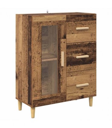 vidaXL Sideboard Old Wood 69.5 x 34 x 90 cm Engineered Wood — V0672032267