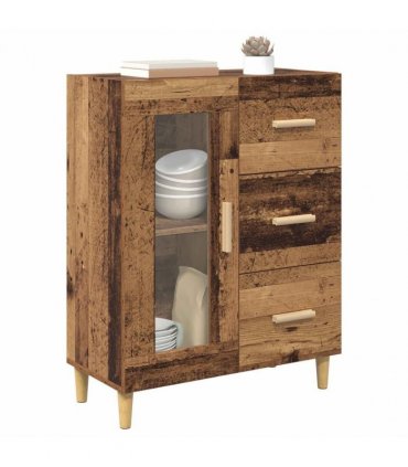 vidaXL Sideboard Old Wood 69.5 x 34 x 90 cm Engineered Wood — V0672032267