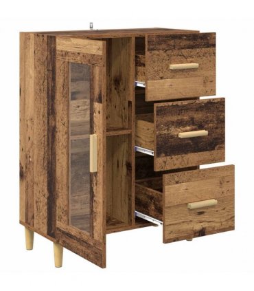 vidaXL Sideboard Old Wood 69.5 x 34 x 90 cm Engineered Wood — V0672032267