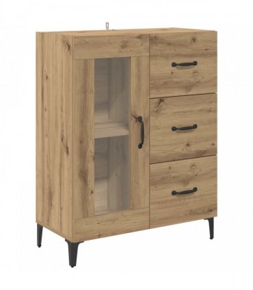 vidaXL Sideboard with Drawer Artisan Oak 69.5 x 34 x 90 cm — V0672032271