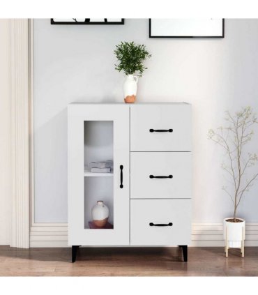 vidaXL Sideboard White 69.5x34x90 cm Engineered Wood — V0672032272