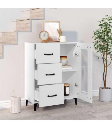 vidaXL Sideboard White 69.5x34x90 cm Engineered Wood — V0672032272