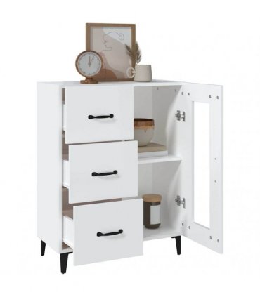 vidaXL Sideboard White 69.5x34x90 cm Engineered Wood — V0672032272
