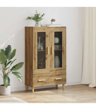 vidaXL Highboard Artisan Oak 70 x 31 x 115 cm Engineered Wood