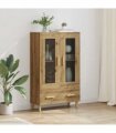 vidaXL Highboard Artisan Oak 70 x 31 x 115 cm Engineered Wood