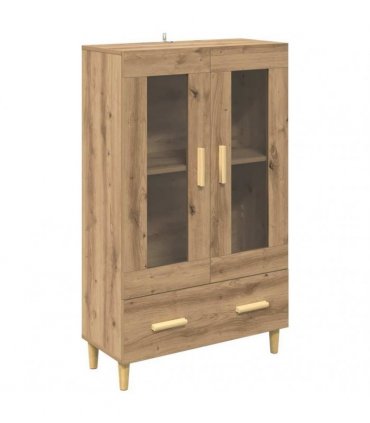 vidaXL Highboard Artisan Oak 70 x 31 x 115 cm Engineered Wood