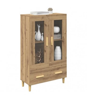 vidaXL Highboard Artisan Oak 70 x 31 x 115 cm Engineered Wood