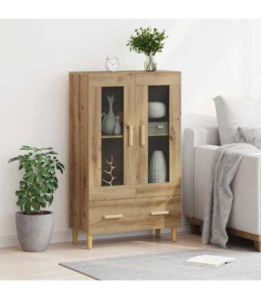 vidaXL Highboard Artisan Oak 70 x 31 x 115 cm Engineered Wood