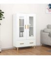 vidaXL Highboard White 70x31x115 cm Engineered Wood — V0672032281