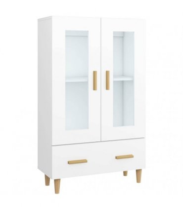 vidaXL Highboard White 70x31x115 cm Engineered Wood — V0672032281