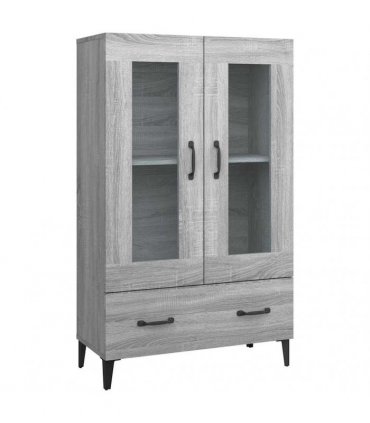 vidaXL Highboard Grey Sonoma 70x31x115 cm Engineered Wood — V0672032285