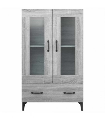vidaXL Highboard Grey Sonoma 70x31x115 cm Engineered Wood — V0672032285