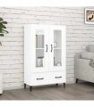 vidaXL Highboard White 70x31x115 cm Engineered Wood — V0672032288