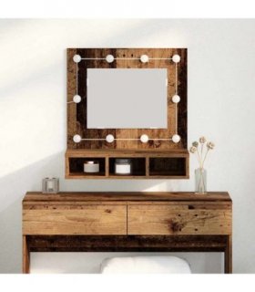 vidaXL Mirror Cabinet Old wood 60 x 31.5 x 62 cm Engineered Wood