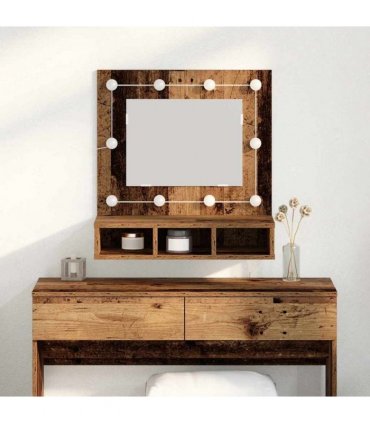 vidaXL Mirror Cabinet Old wood 60 x 31.5 x 62 cm Engineered Wood