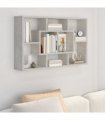 vidaXL Wall Shelf Concrete Grey 85x16x52.5 cm Engineered Wood