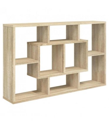 vidaXL Wall Shelf Sonoma Oak 85x16x52.5 cm Engineered Wood