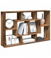 vidaXL Wall Shelf Old Wood 85x16x52.5 cm Engineered Wood