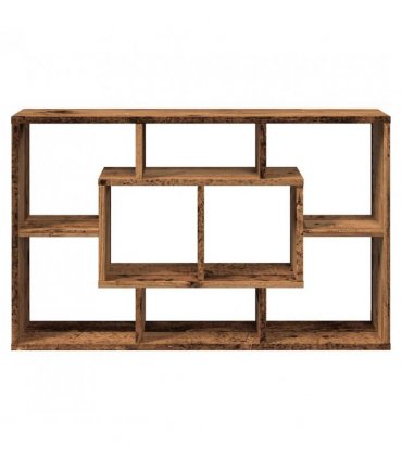vidaXL Wall Shelf Old Wood 85x16x52.5 cm Engineered Wood