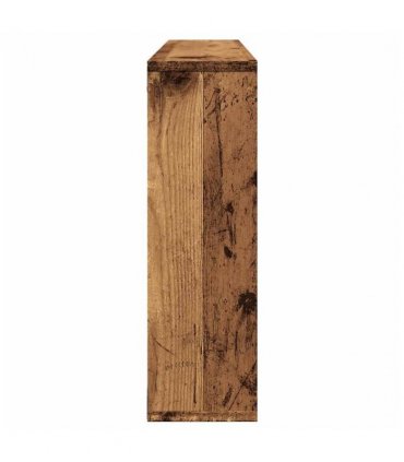 vidaXL Wall Shelf Old Wood 85x16x52.5 cm Engineered Wood