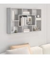 vidaXL Wall Shelf Grey Sonoma 85x16x52.5 cm Engineered Wood