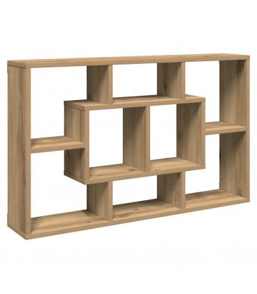 vidaXL Wall Shelf Artisan Oak 85x16x52.5 cm Engineered Wood