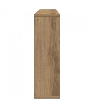 vidaXL Wall Shelf Artisan Oak 85x16x52.5 cm Engineered Wood