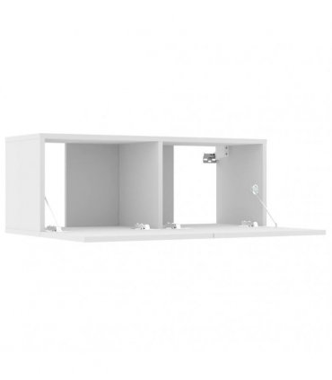 vidaXL TV Cabinets 2 pcs White 80x30x30 cm Engineered Wood
