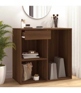 vidaXL Cosmetic Cabinet | Brown oak | Engineered wood | 80x40x75 cm