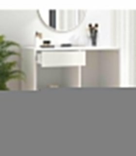 vidaXL Cosmetic Cabinet | White | Engineered wood | Medium | Cosmetic Cabinet