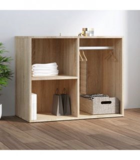 vidaXL Dressing Cabinet Sonoma Oak 80x40x65 cm Engineered Wood