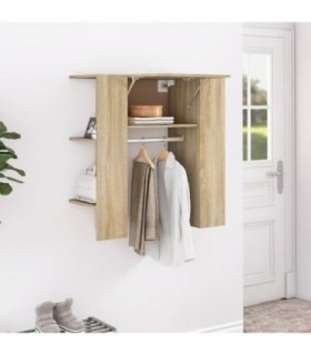 vidaXL Hallway Cabinet Sonoma Oak 97.5x37x99 cm Engineered Wood