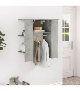 vidaXL Hallway Cabinet Concrete Grey 97.5x37x99 cm Engineered Wood