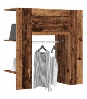 vidaXL Hallway Cabinet Old Wood 97.5x37x99 cm Engineered Wood