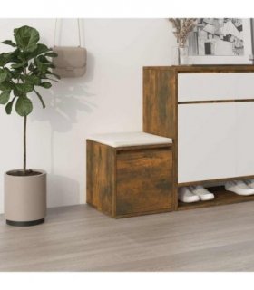 vidaXL Box Drawer Smoked Oak 40.5x40x40 cm Engineered Wood