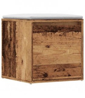 vidaXL Box Drawer Old Wood 40.5x40x40 cm Engineered Wood