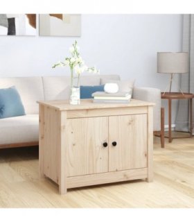vidaXL Coffee Table 71x49x55 cm Solid Wood Pine — Colour: natural