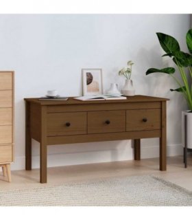 vidaXL Coffee Table Honey Brown 102x49x55 cm Solid Wood Pine